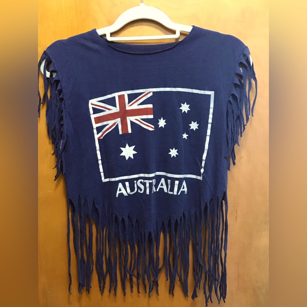 Vintage Hand Fringed Australia T-Shirt